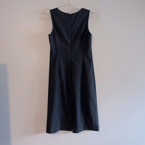Theory Black Sleeveless Sheath Dress | SZ 0 - Picture 2 of 14